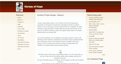 Desktop Screenshot of horsesofhope.com